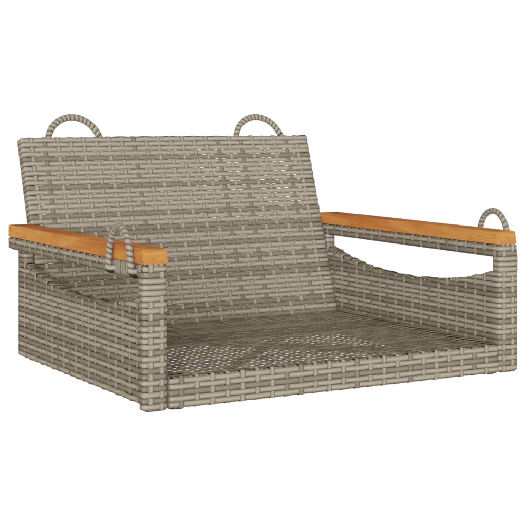 Patio Swing Bench Gray