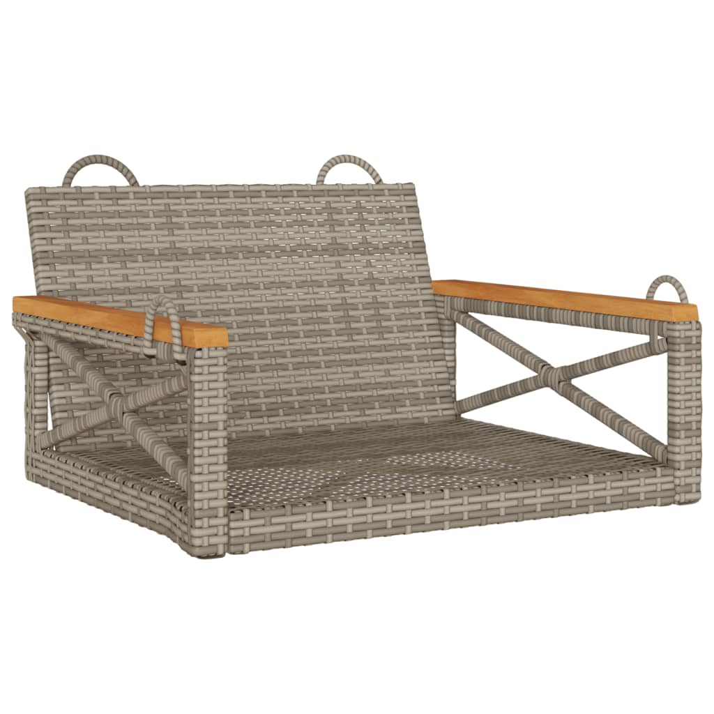 Patio Swing Bench Gray