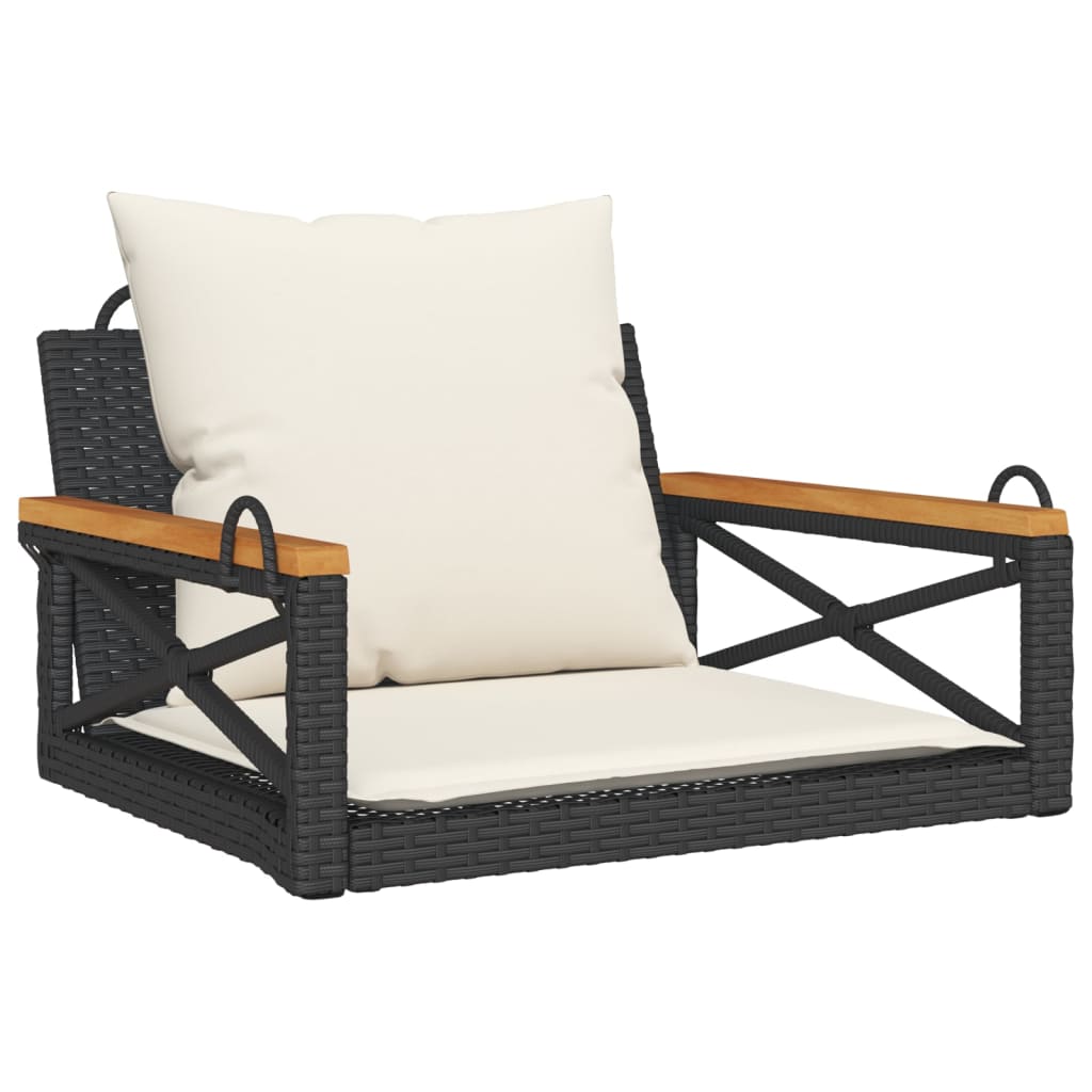 Swing Bench Black and Cream White
