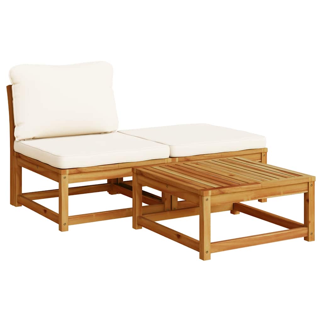 Garden Lounge Set Cream white