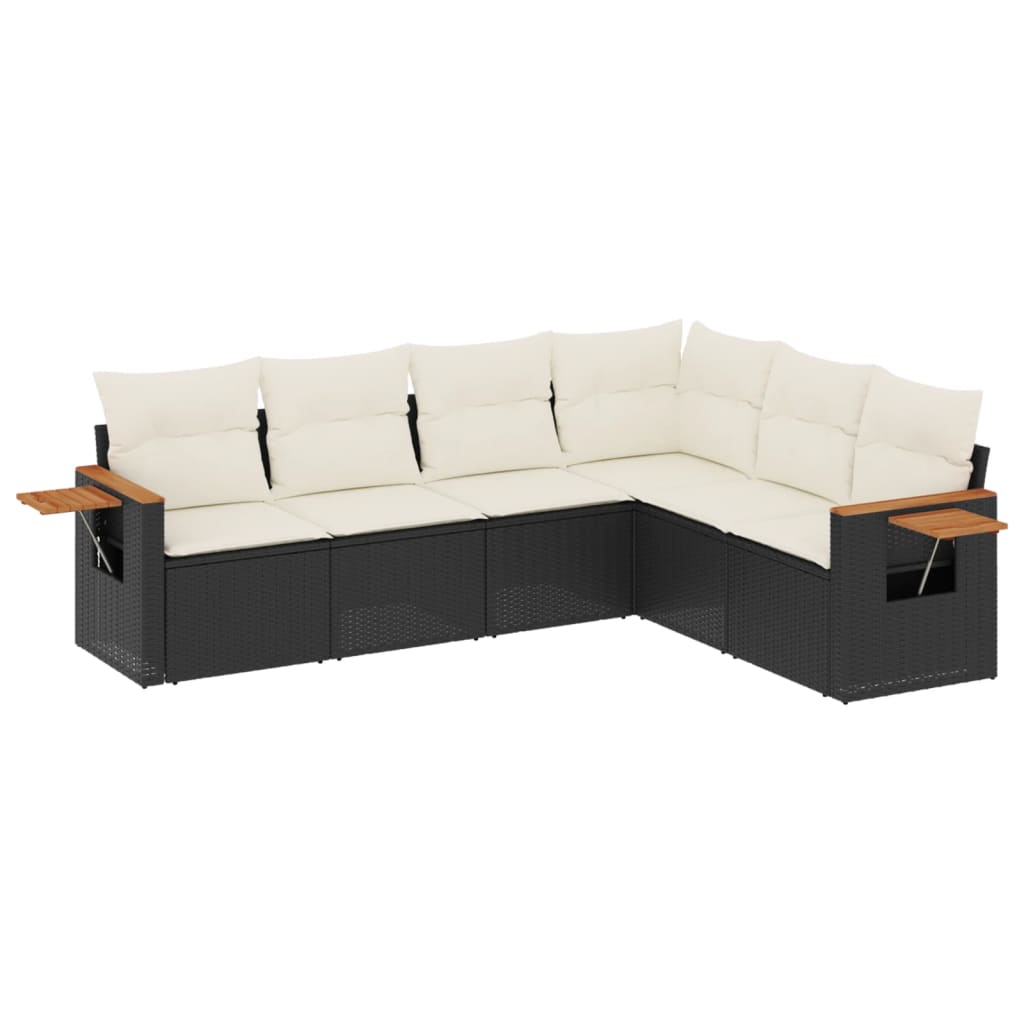 Garden Sofa Set Black