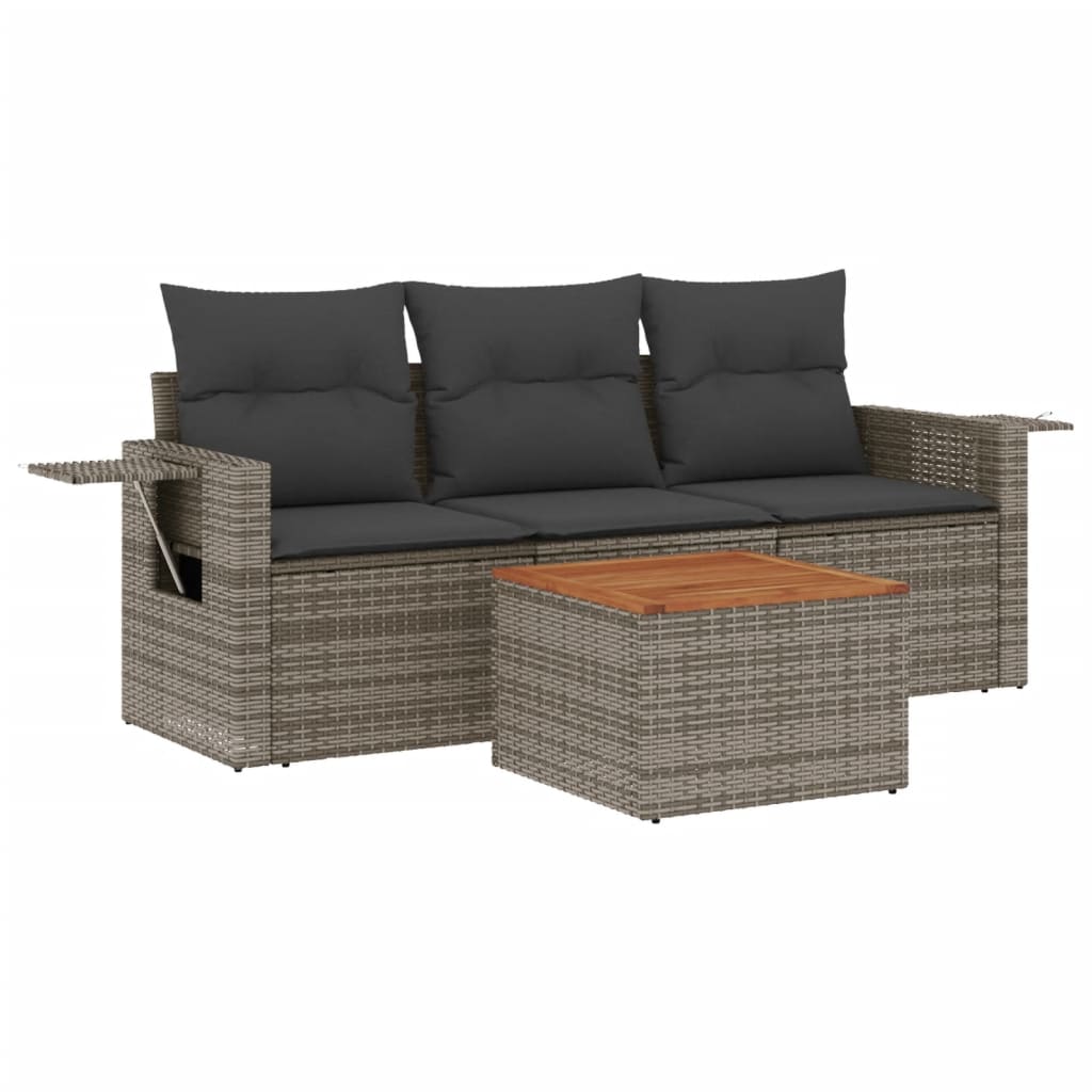 Garden Sofa Set Gray