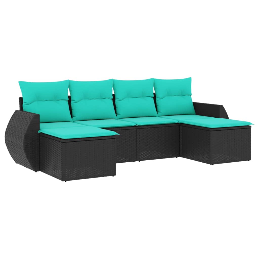 Patio Sofa Set Black