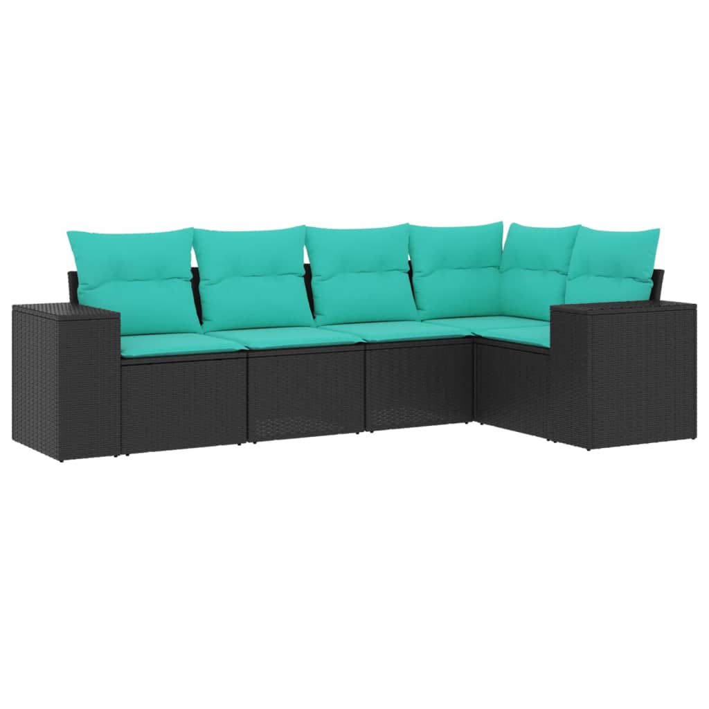 Patio Sofa Set Black
