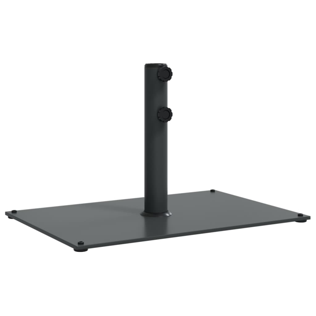 Parasol Base Dark Grey Steel, Iron 33.1 lbs Adjustable Feet