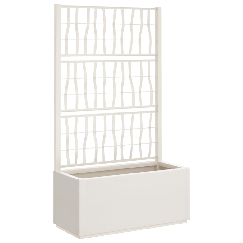 Garden Planter White Polypropylene Large |