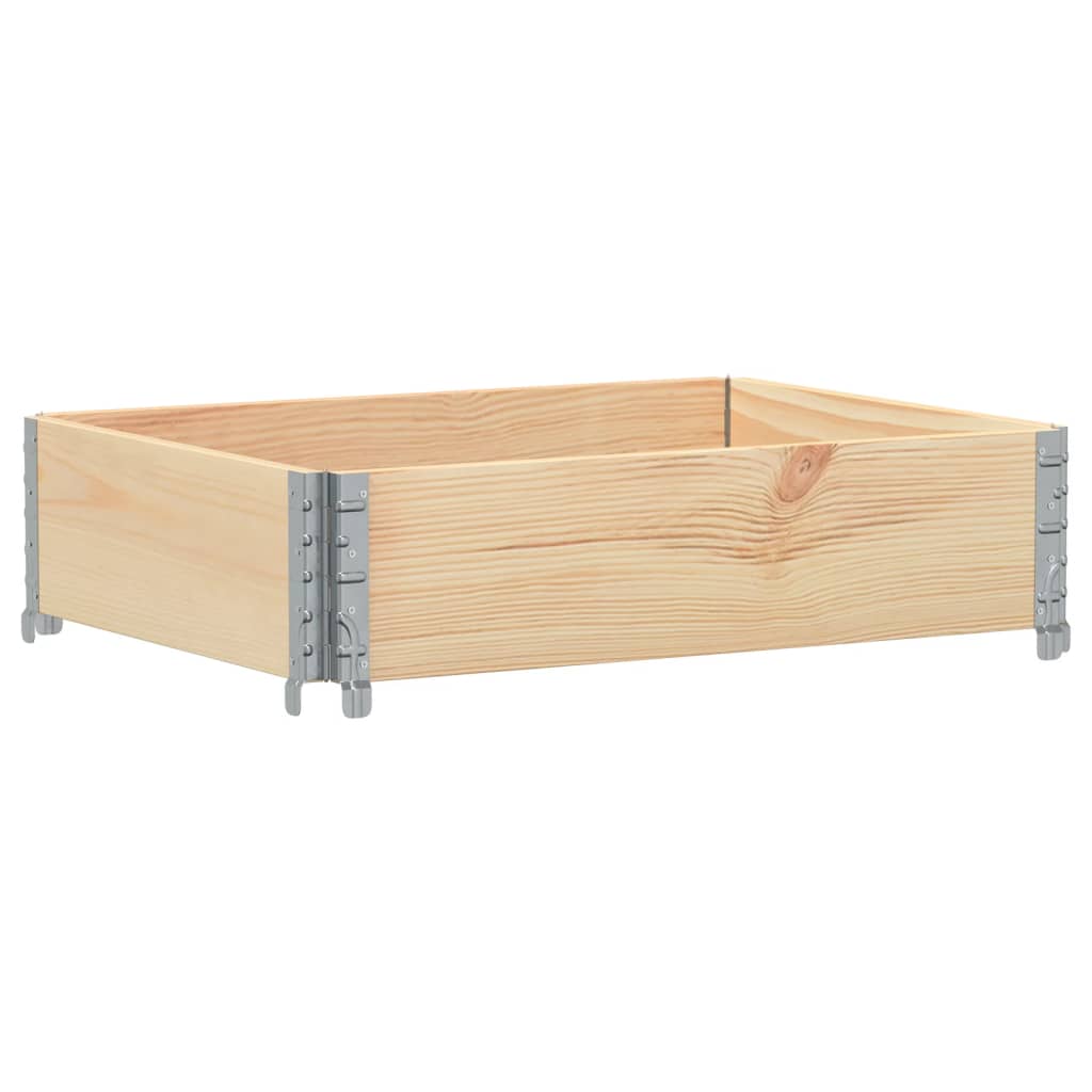 Garden Planter Natural wood Solid pine wood 31.5 x 23.6 in