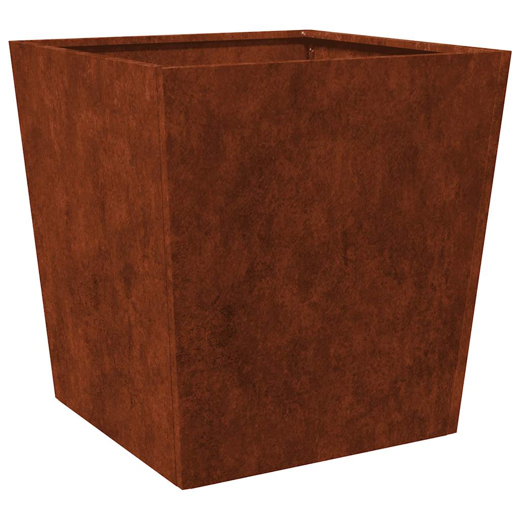 Garden Planter Brown Weathering Steel Medium Decorative Inlays