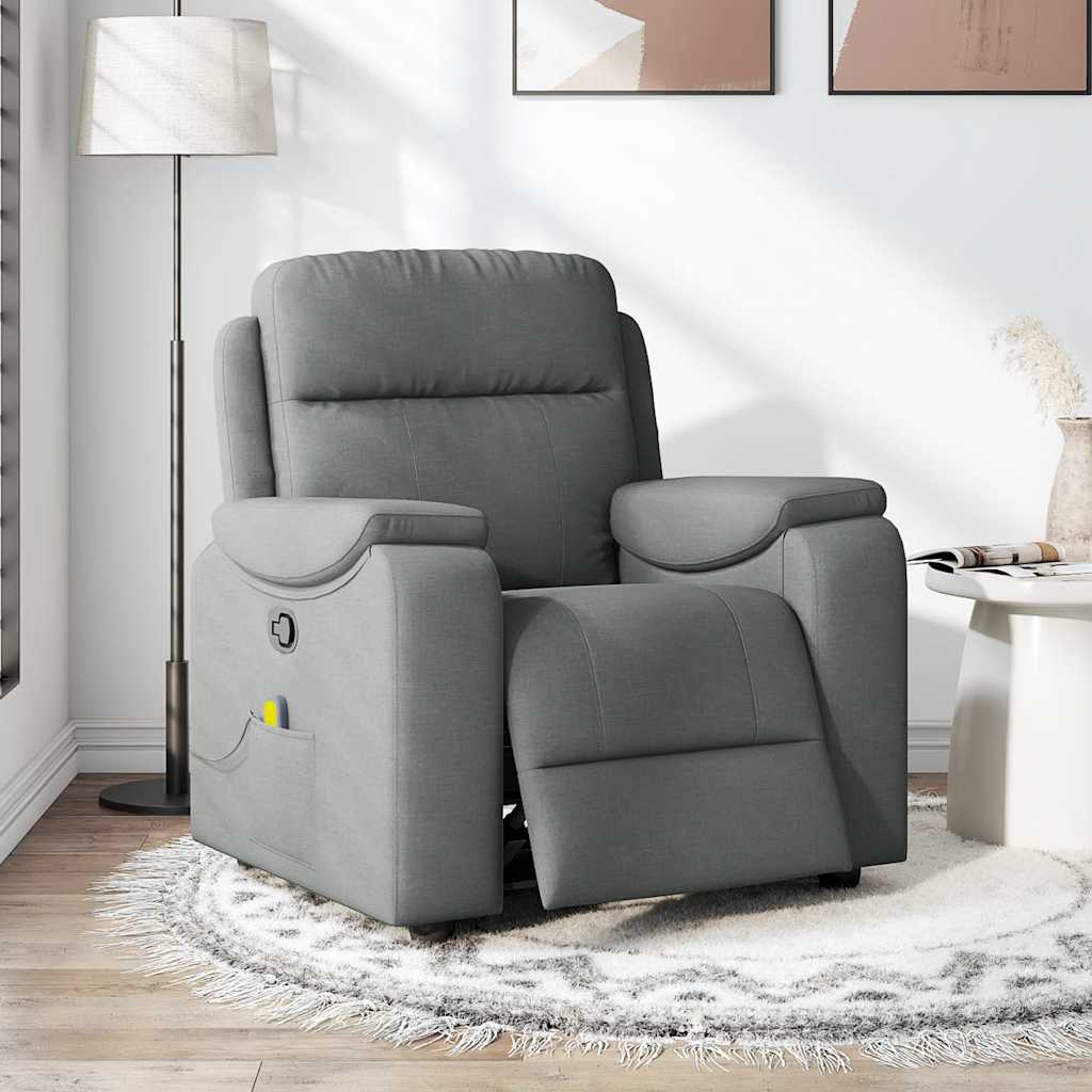 Massage Recliner Chair Dark Gray