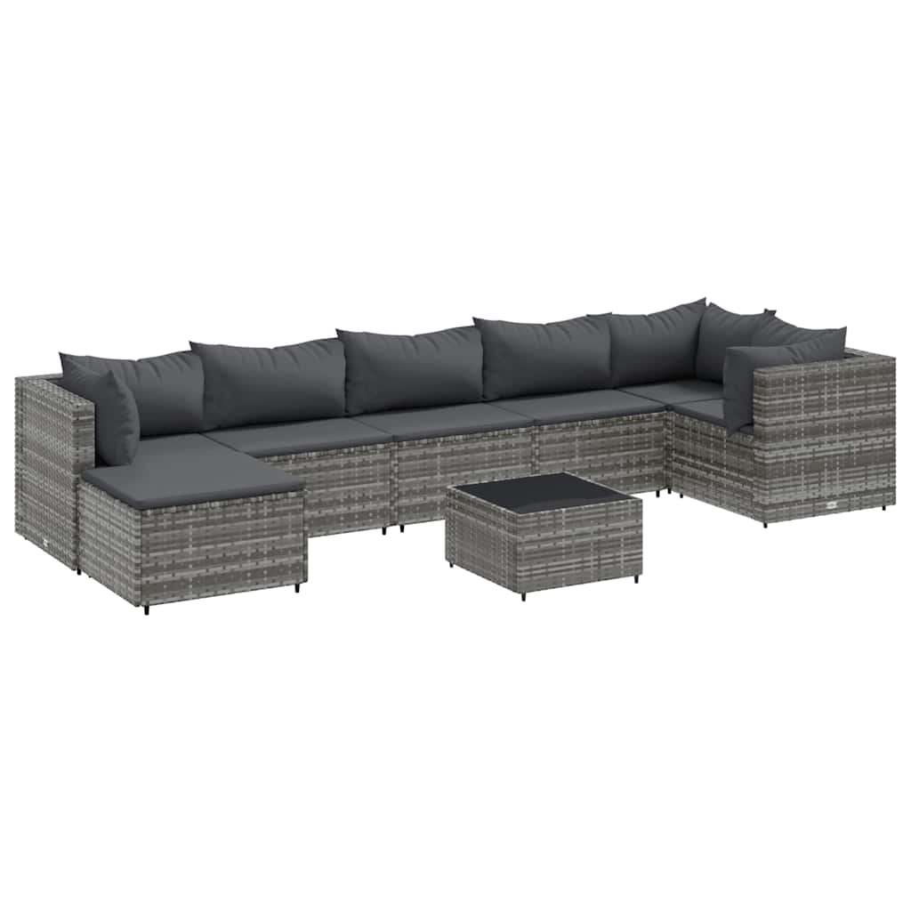 Patio Lounge Set Gray