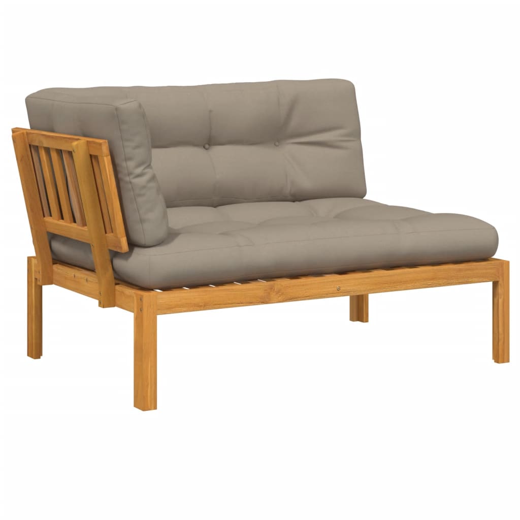Patio Sofa Natural wood Solid acacia wood Medium Modular