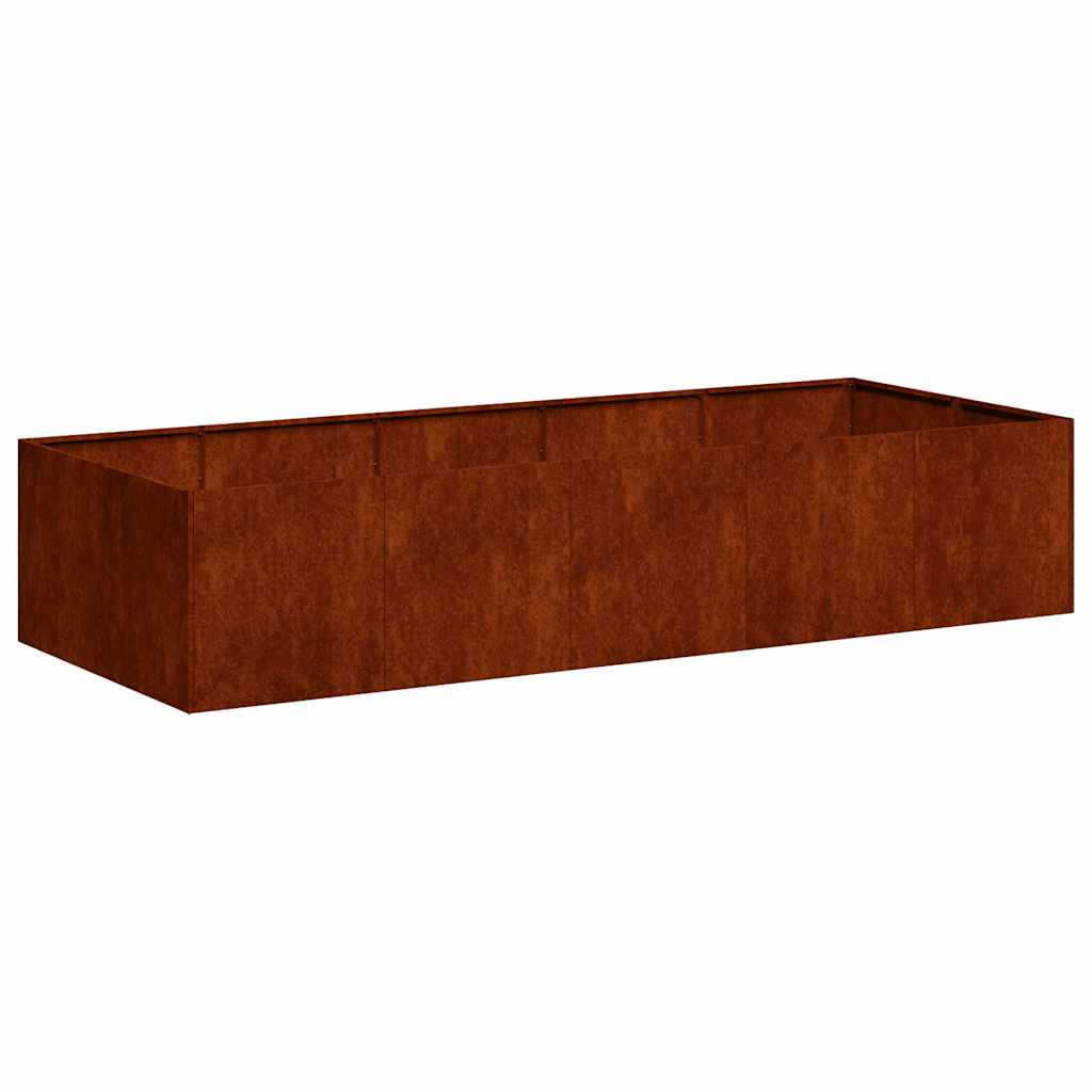 Planter Rusty Weathering Steel Large Decorative Inlays Planter