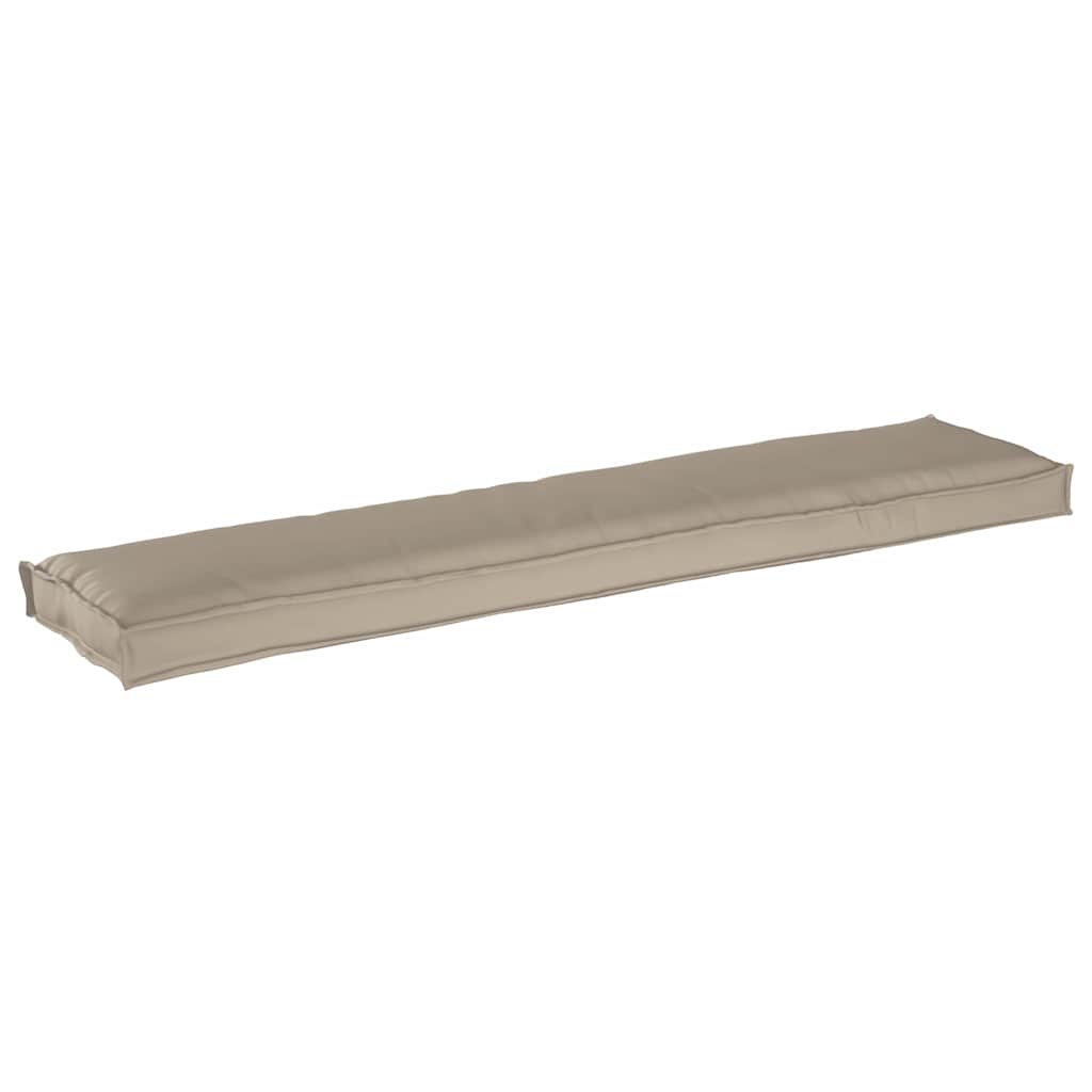 Pallet Cushion Taupe 70.87 x 15.75 x 3.15 in Oxford Fabric