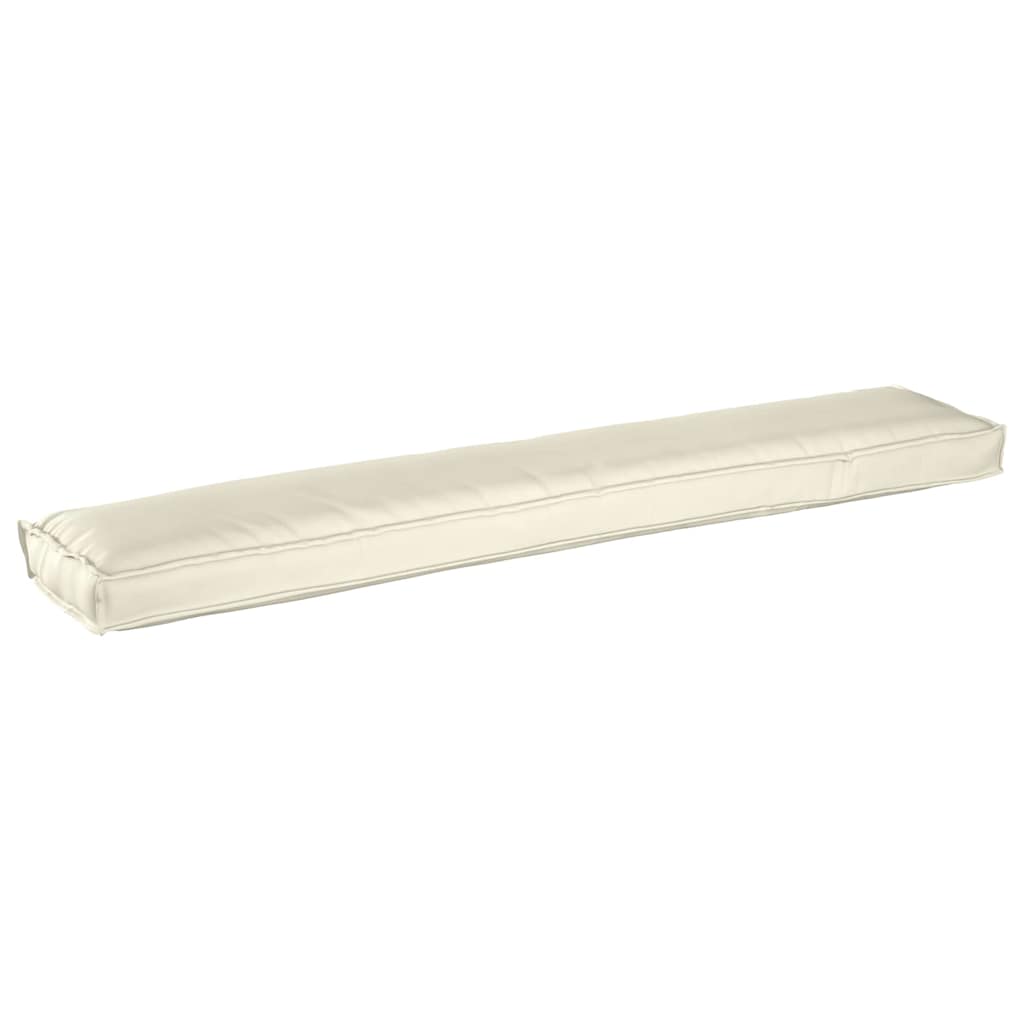 Pallet Cushion Cream 78.74 x 15.75 x 3.15 in Oxford Fabric