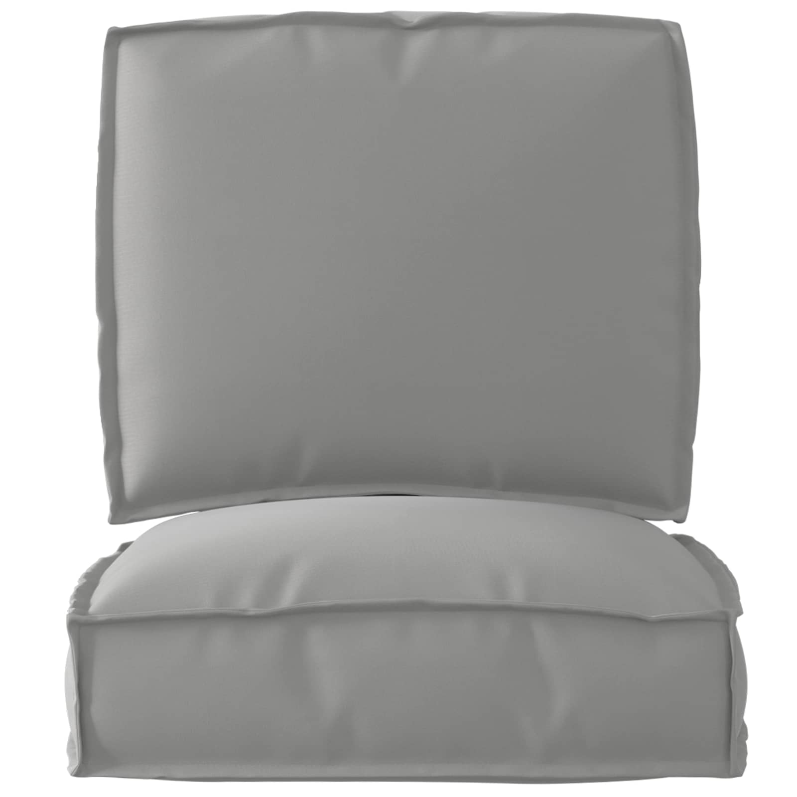 Pallet Cushion Set 2 pcs Grey Oxford Fabric