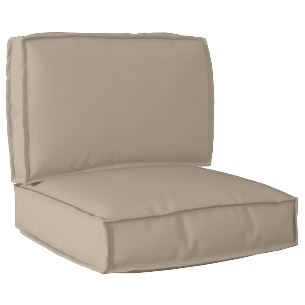 Pallet Cushion Set 2 pcs Taupe Oxford Fabric