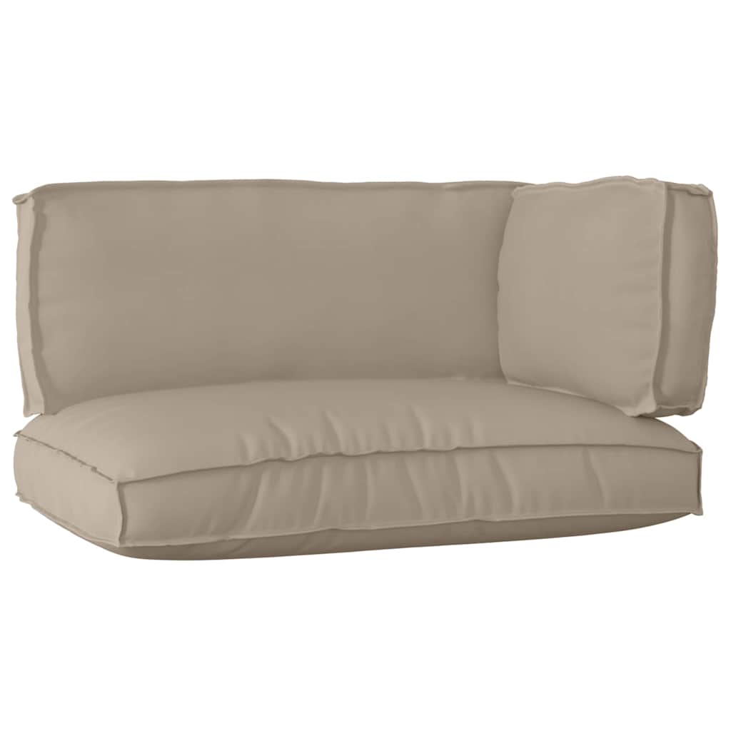 Pallet Cushion Set 3 pcs Taupe Oxford Fabric