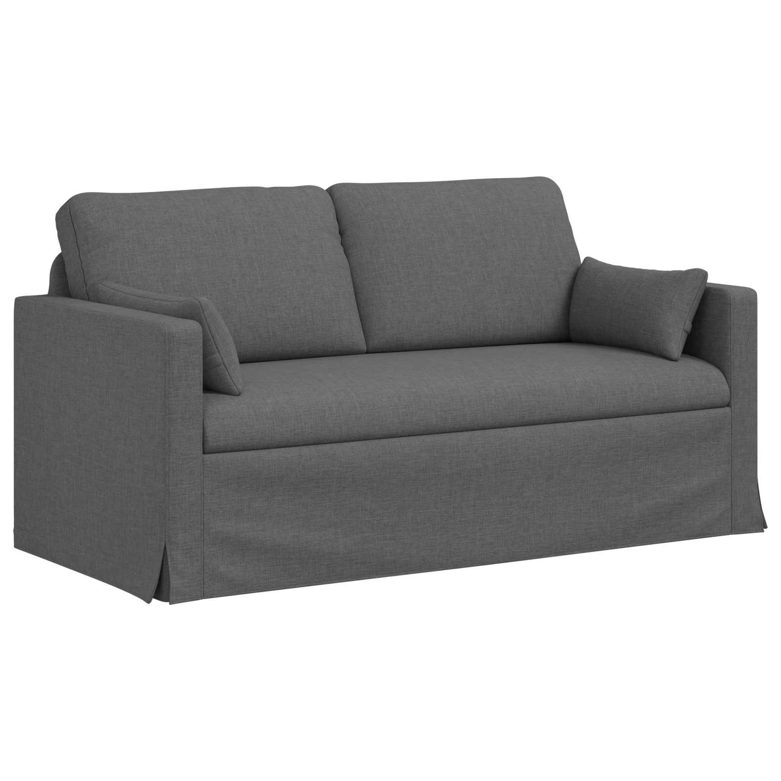 Sofa Dark Grey 62.20 x 30.71 x 31.50 in Fabric