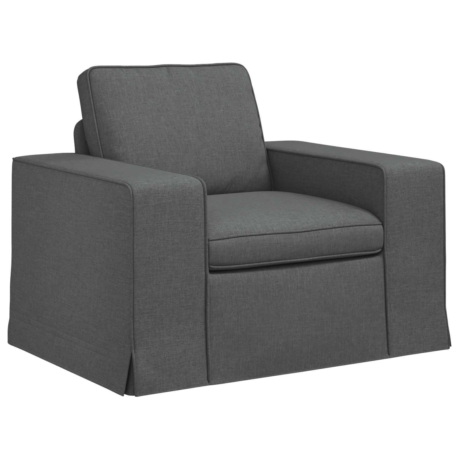 Sofa Dark Grey 40.55 x 31.50 x 32.28 in Fabric
