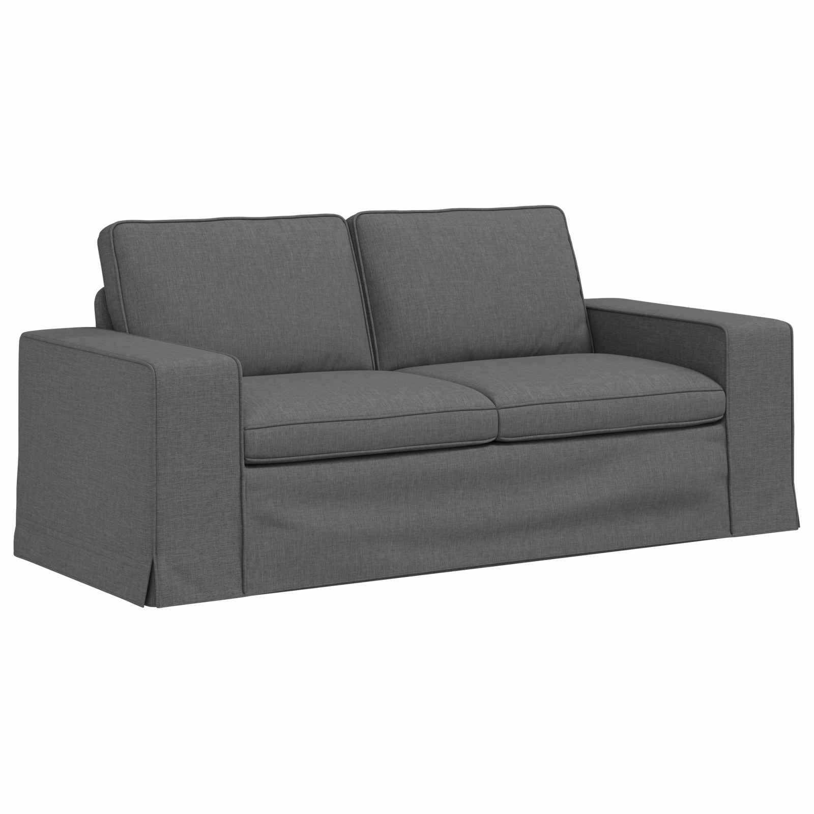Sofa Dark Grey 71.65 x 31.50 x 32.28 in Fabric